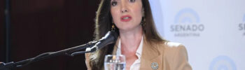 La vicepresidente de la Nación, Victoria Villarruel